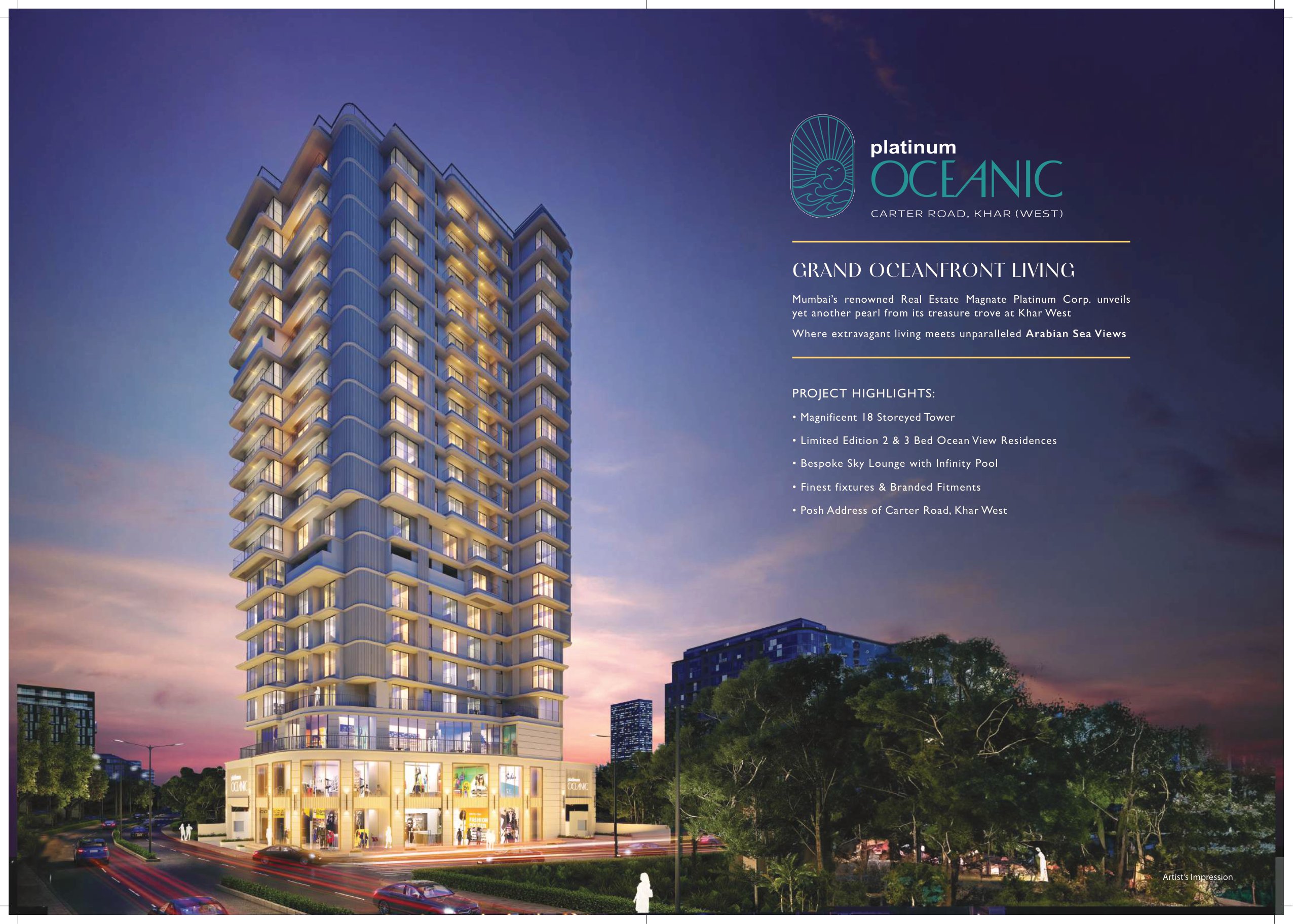 Platinum Oceanic in Khar West, Mumbai