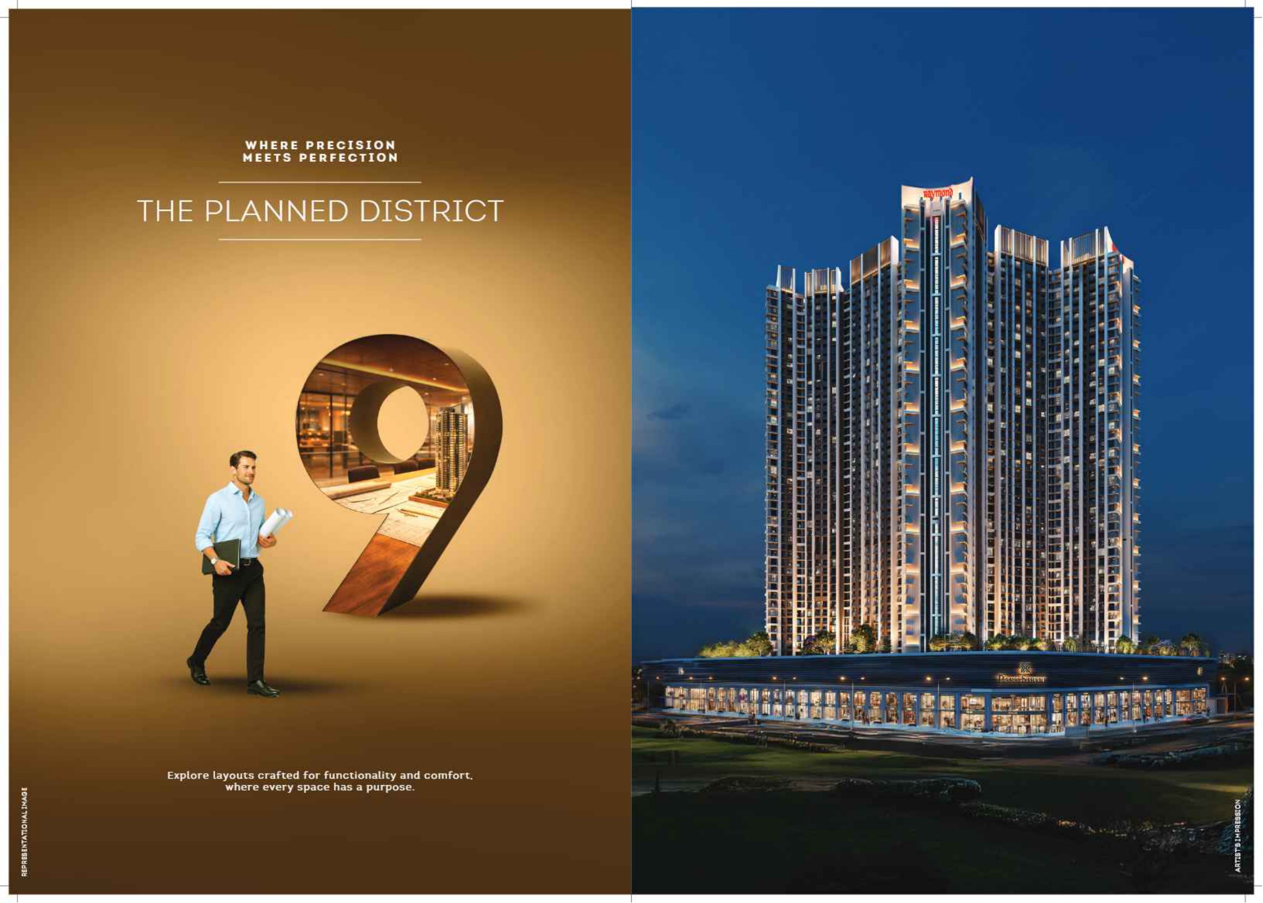 Raymond Tenx District 9 in Thane West, Thane