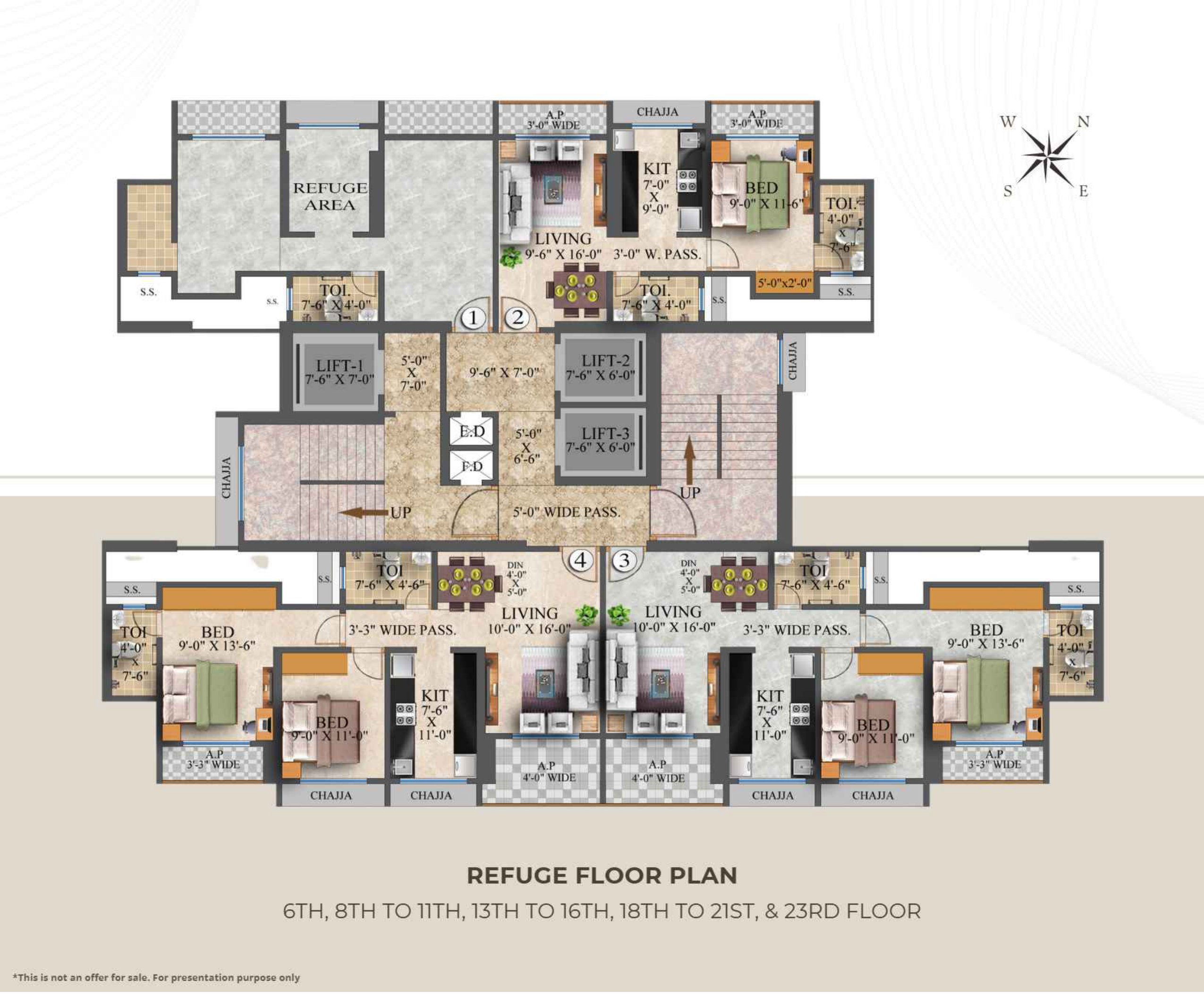 Bhutra and Balaji Sky Heights