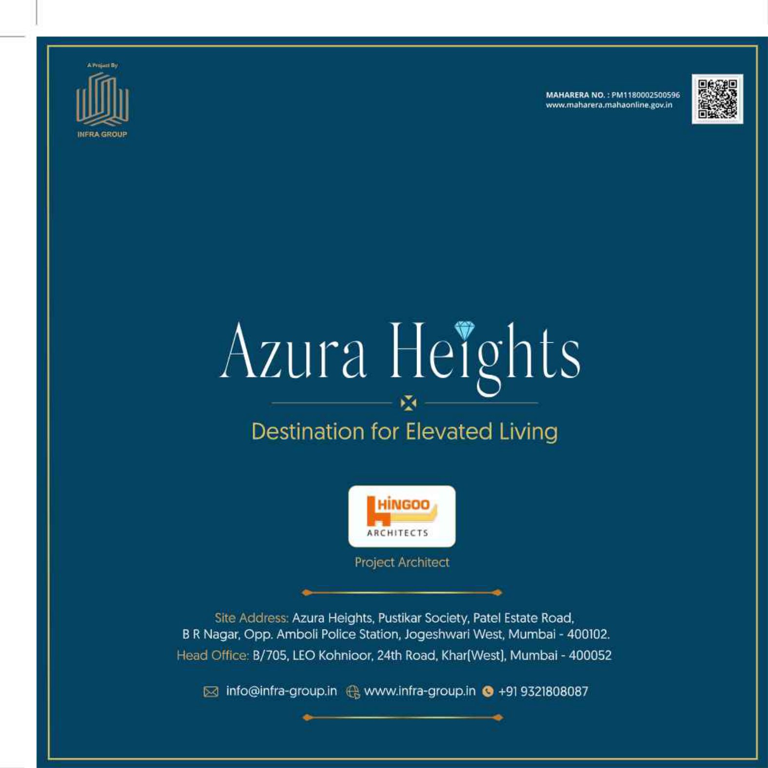 S B Infra Azura Height