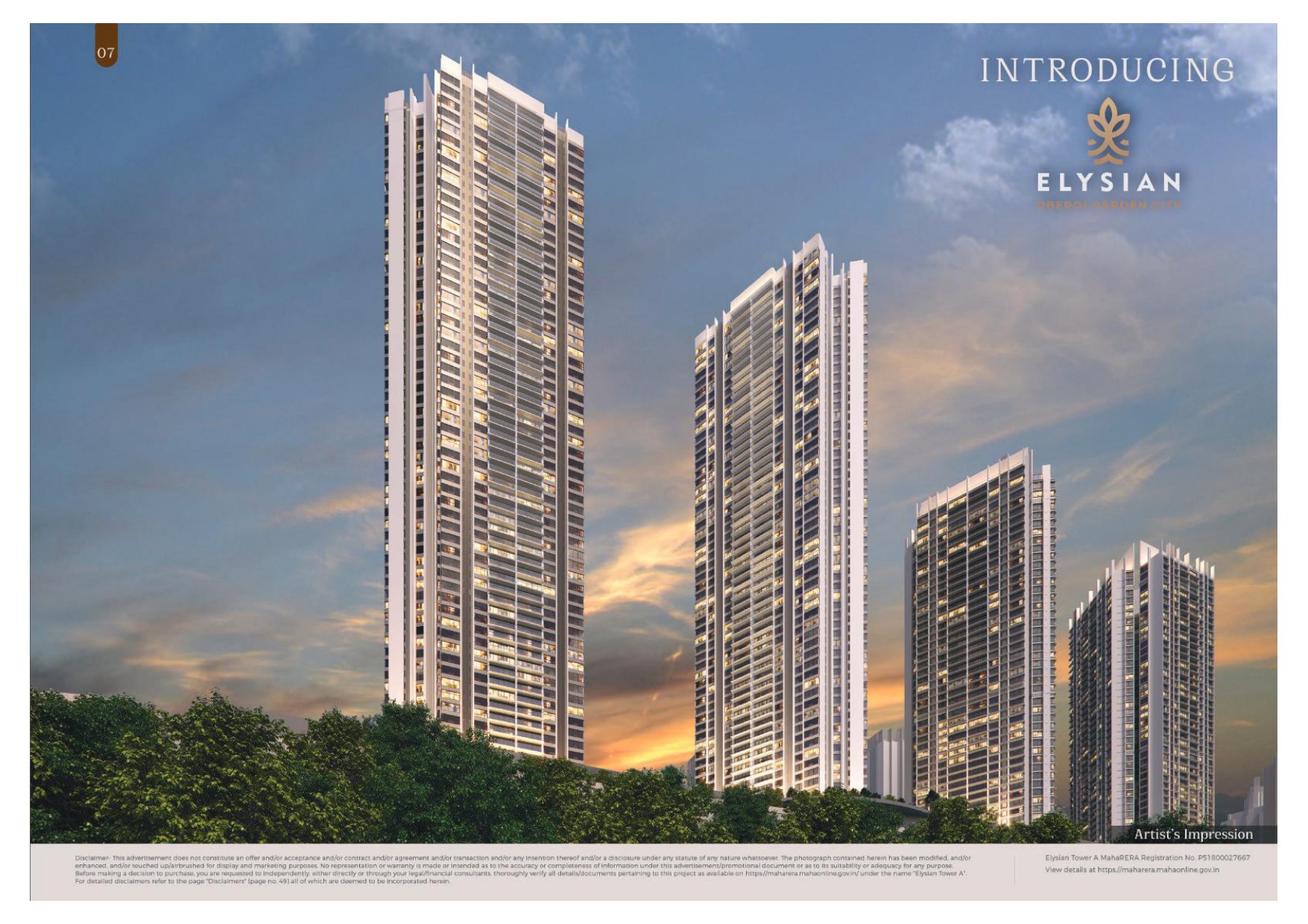 Elysian Tower A in Goregaon East, Mumbai