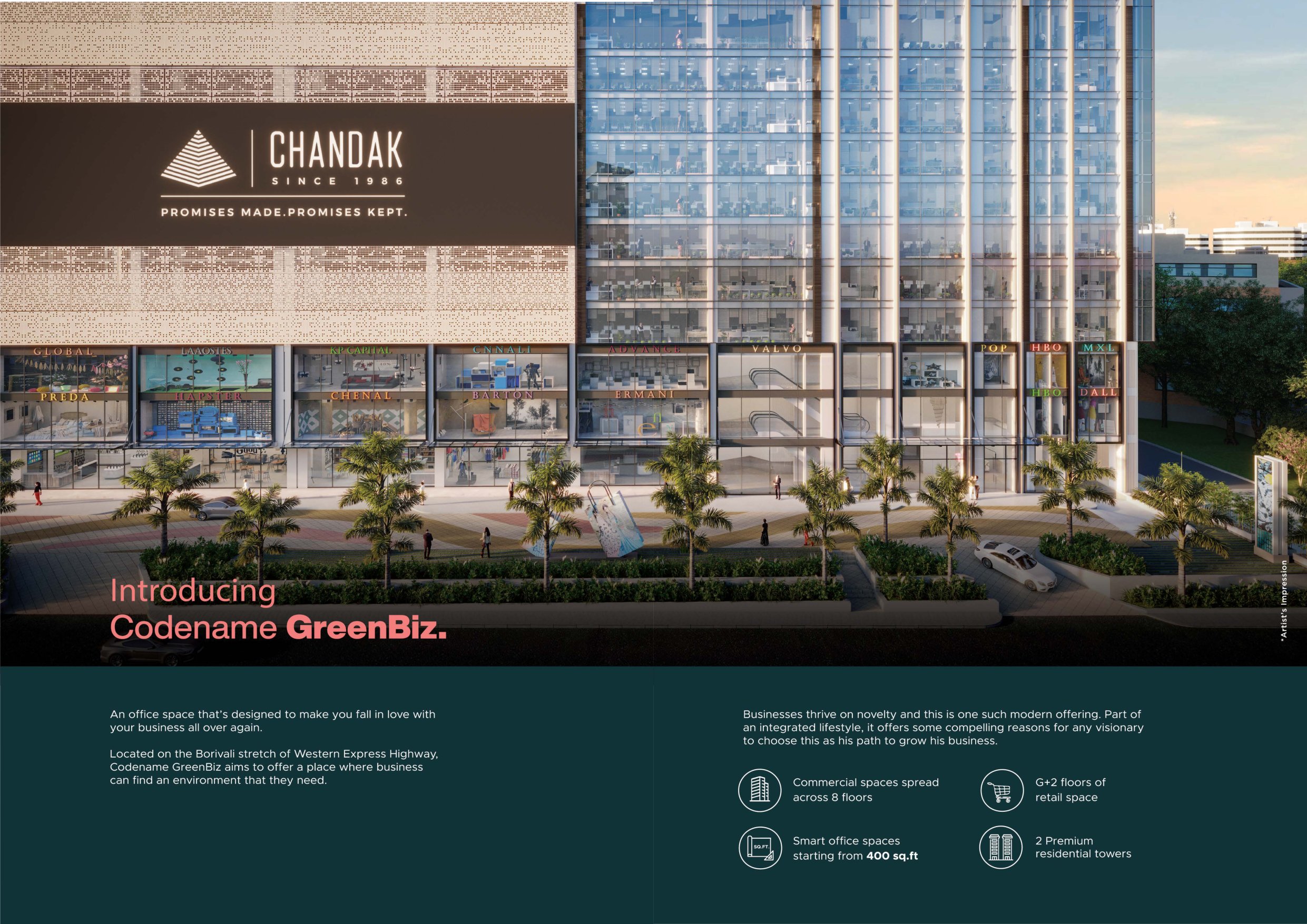Chandak Codename GreenBiz in Borivali East, Mumbai
