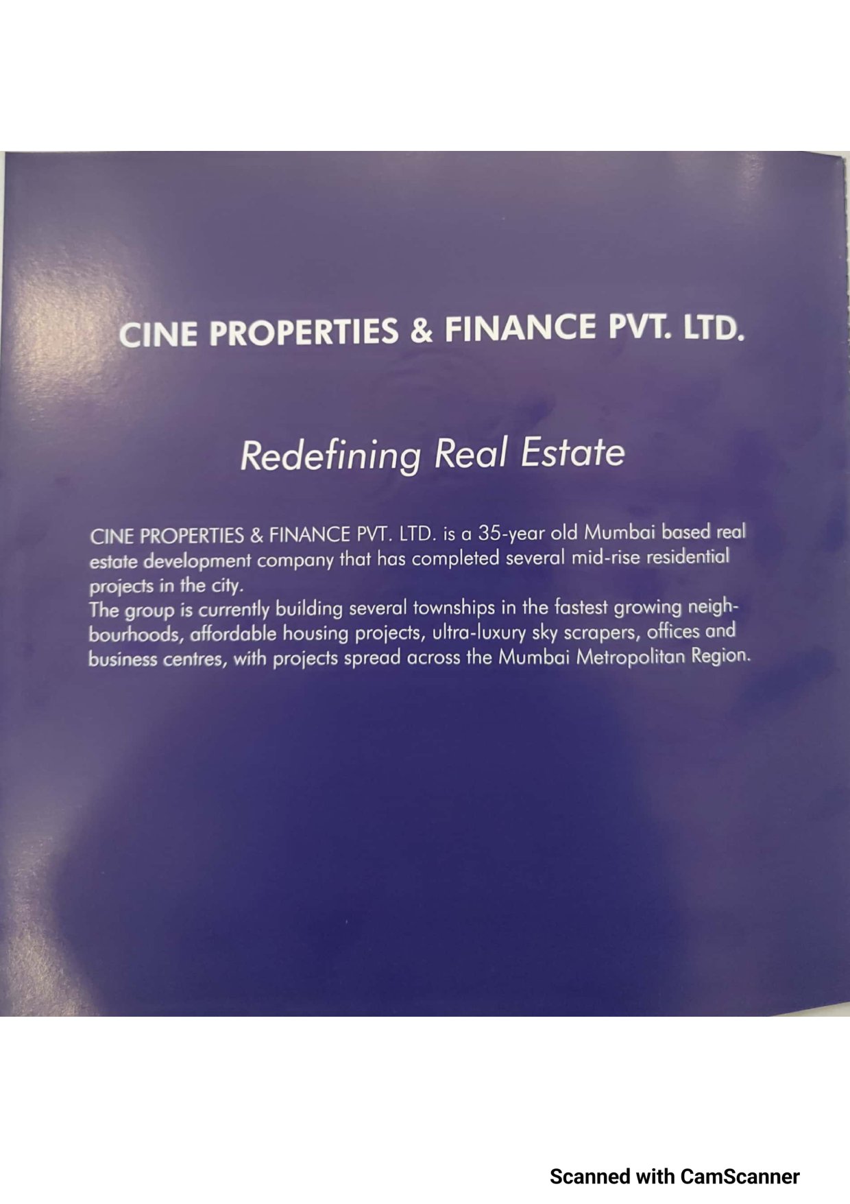 Cine Properties Dream Residency