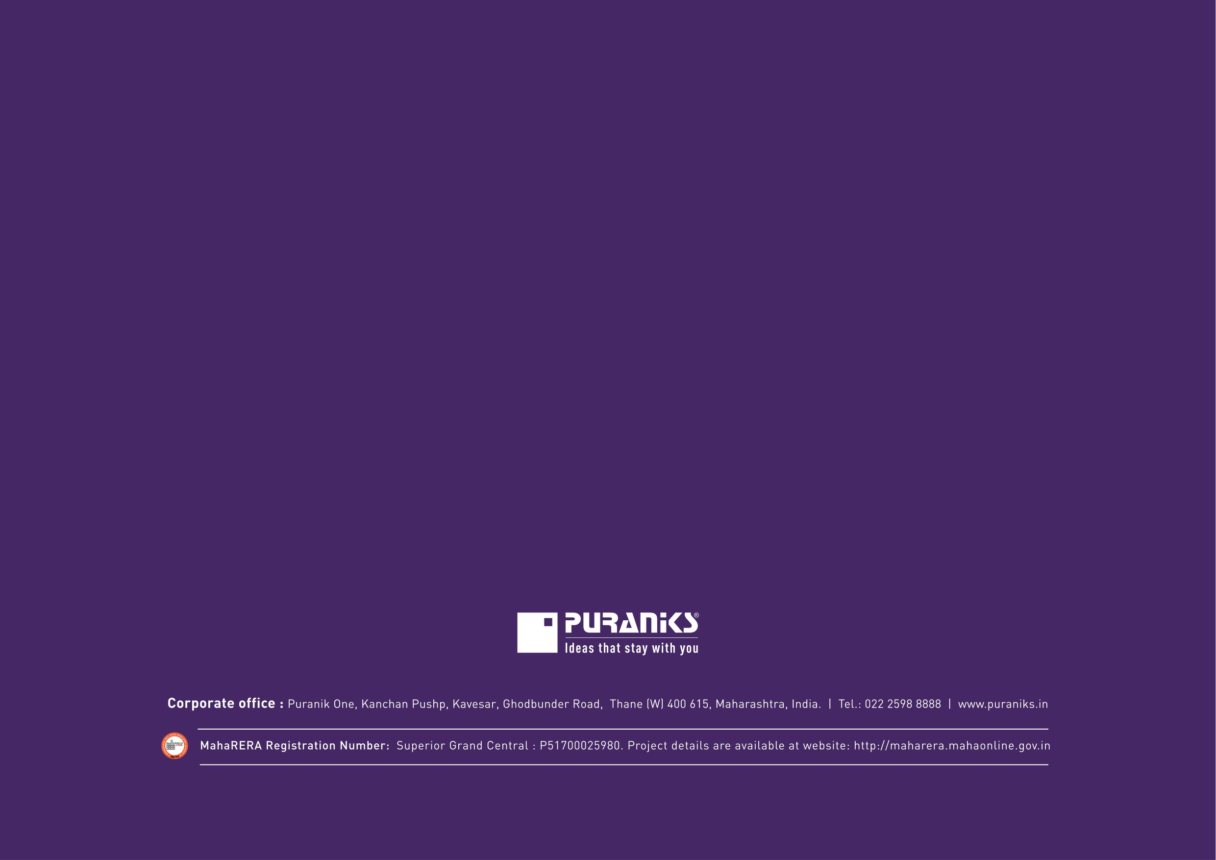 Puraniks Grand Central