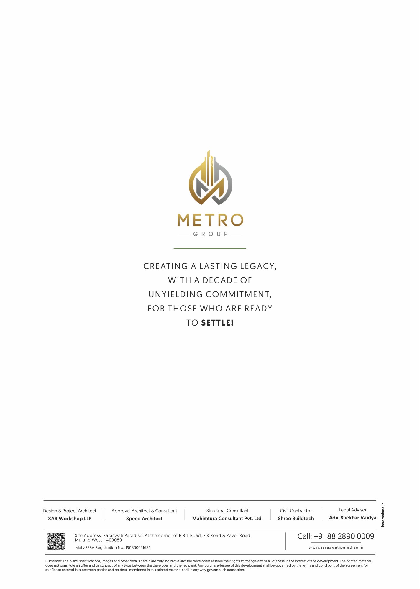 Metro Saraswati Paradise