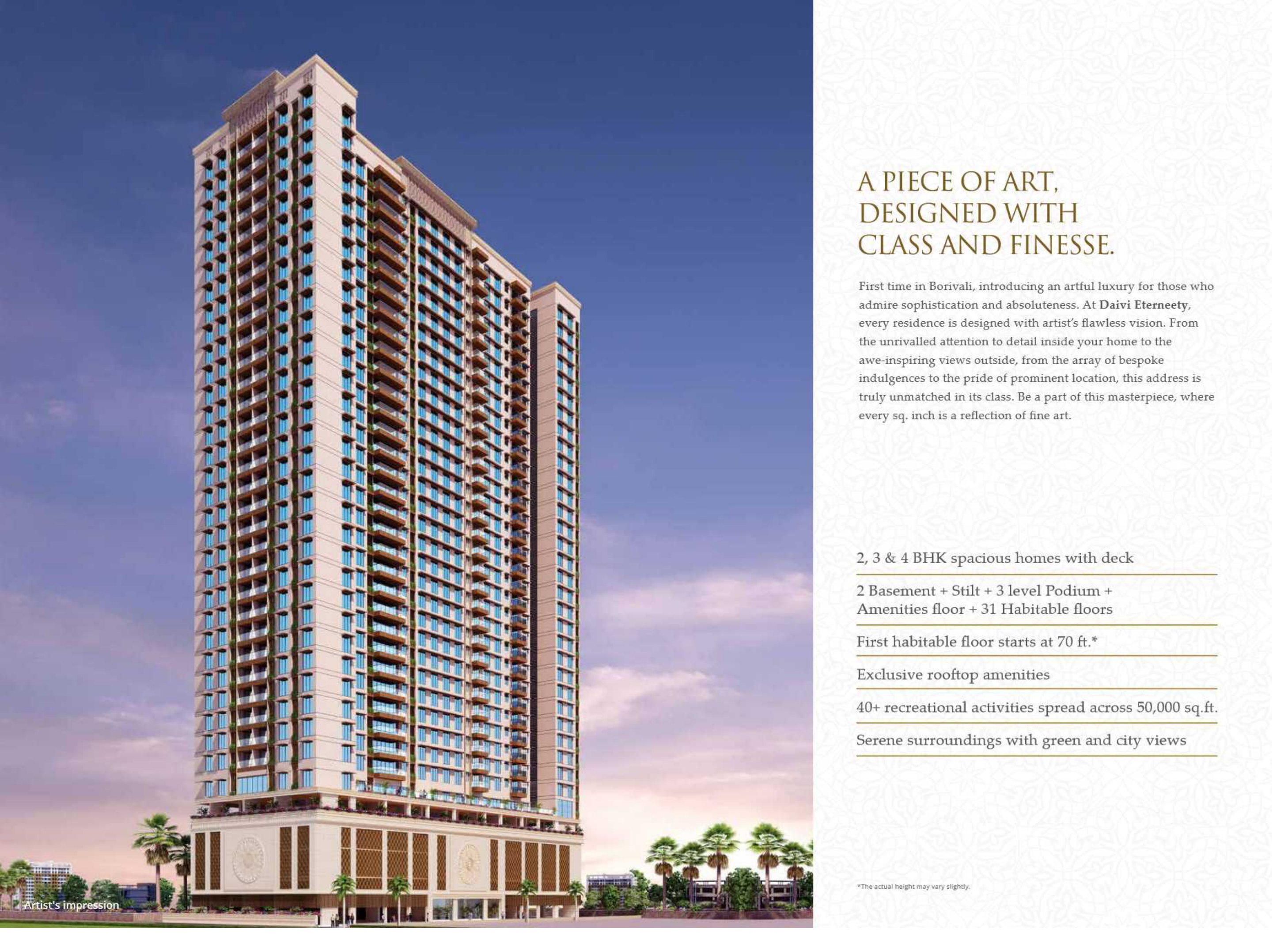 Shreeji Sharan Daivi Eterneety in Borivali West, Mumbai